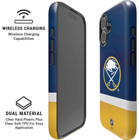 NHL Buffalo Sabres Jersey iPhone 16 Magsafe Impact Case